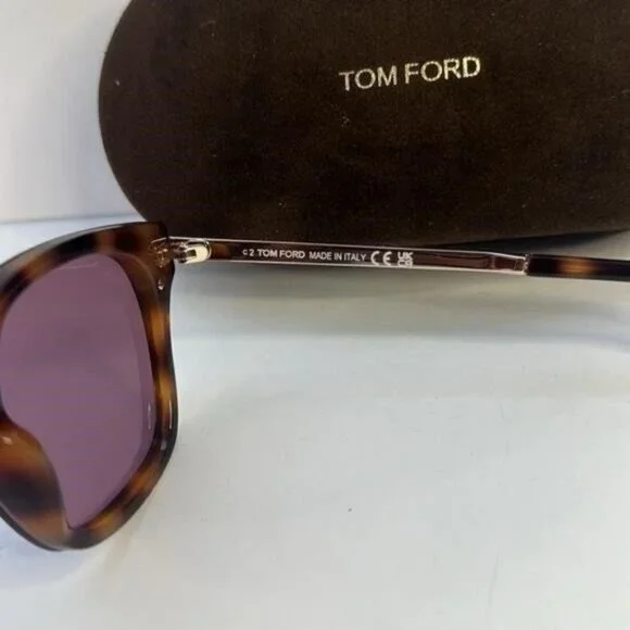 New Authentic TOM FORD TF1014 52Y Philippa 68MM Square Sunglasses